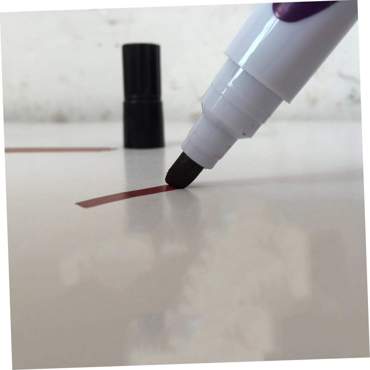 STOBOK Furniture Touch-Up Pen Set 6 Pcs Wood Furniture Markers Hide Marks Quick Dry Fade Resistant image number 3