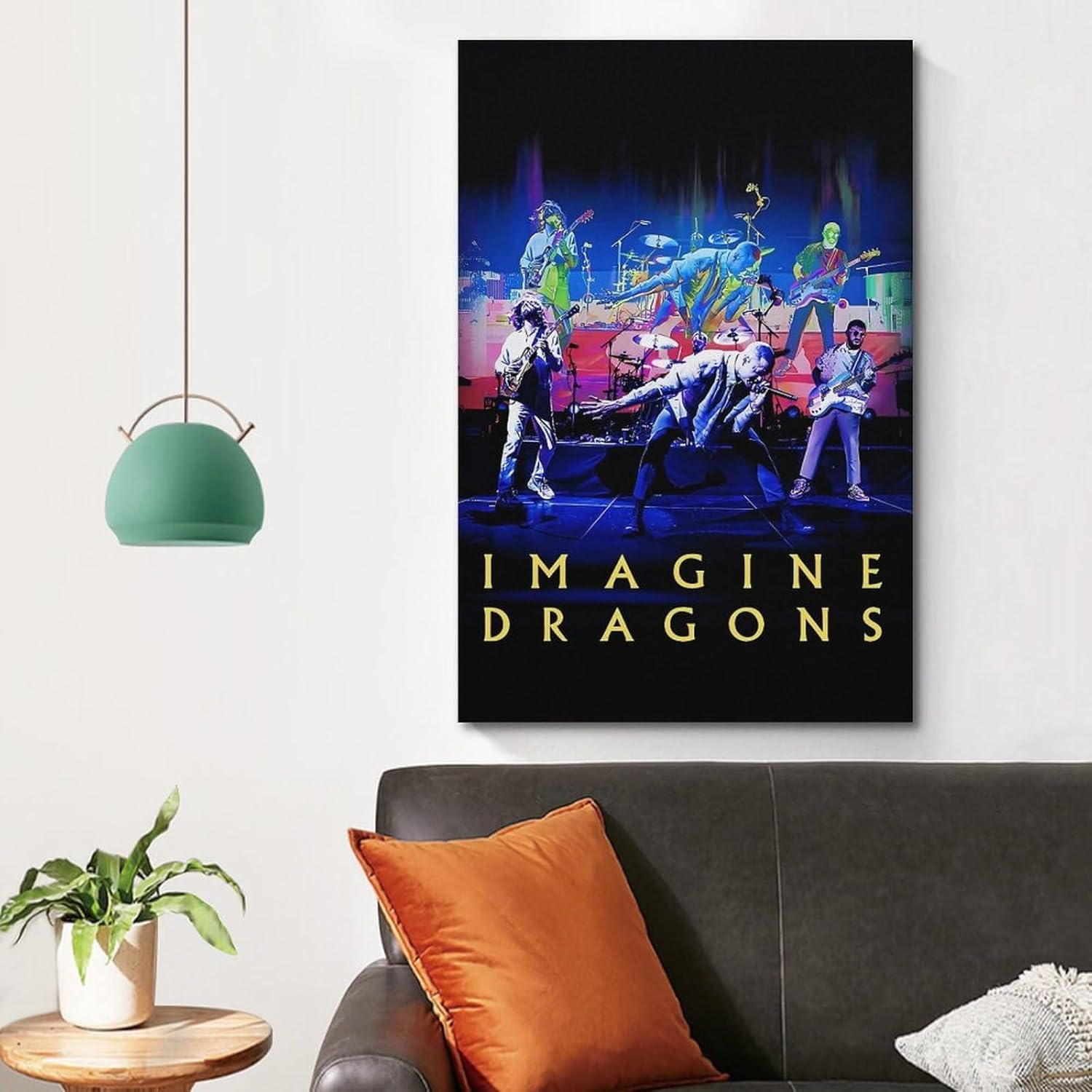 Imagine Dragons Vintage Poster Canvas Painting Wall Art Picture Home Decor Print for Bedroom Living Room Dorm Study Bar Office 12X18Inch(30X45Cm) image number 4