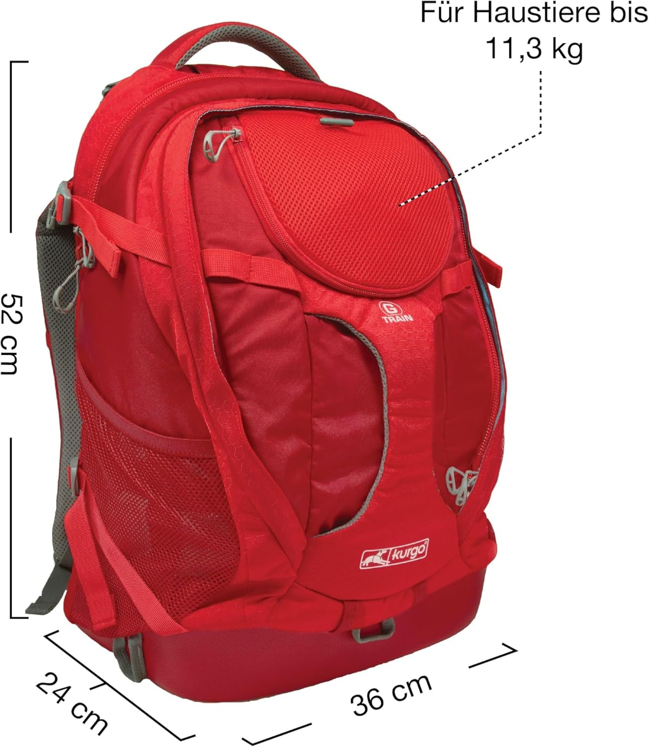 Kurgo Auto Zip Line - Black/Orange image number 5