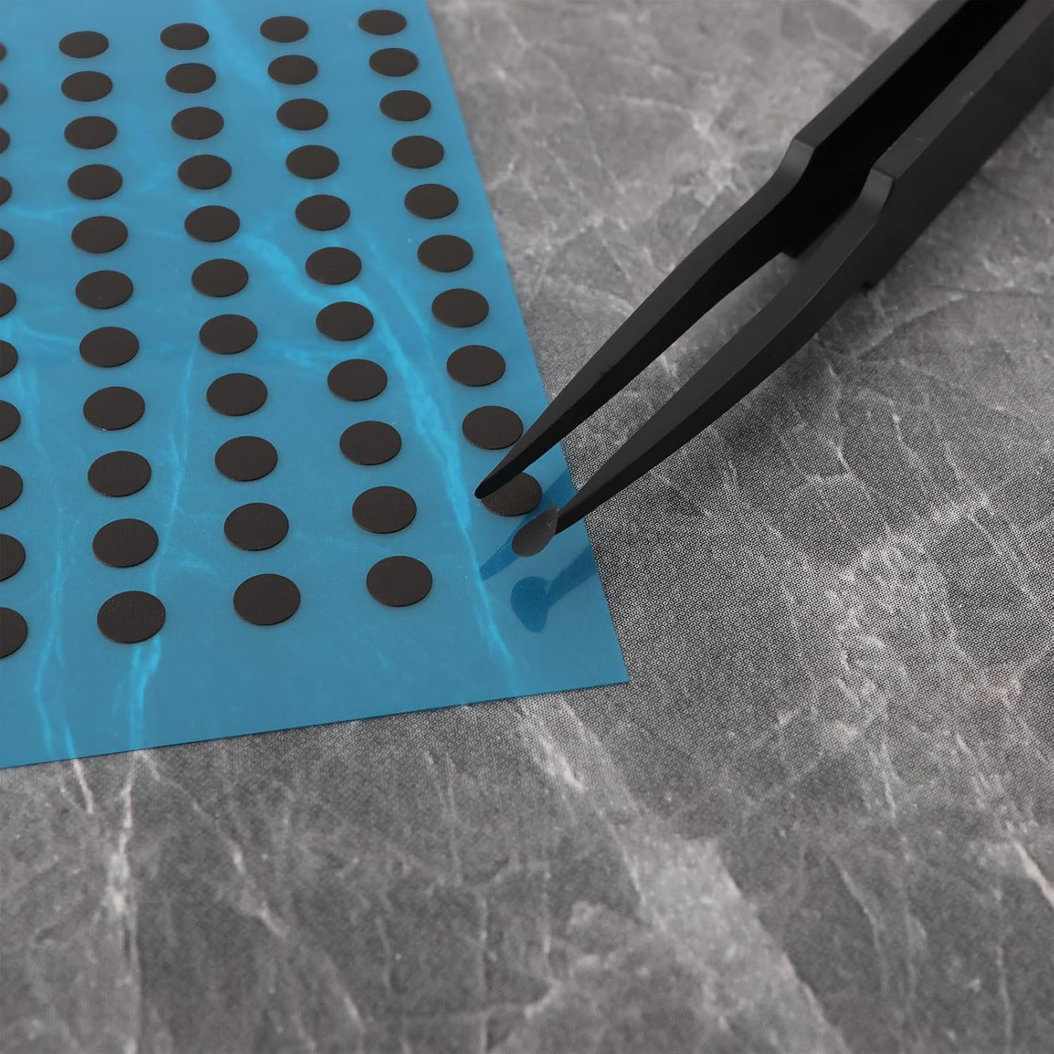 Emagtech 1 Sheet 4Mm Circular Conductive Button Pads Suitable for Restoring Functionality to Remote and Controller Buttons image number 1