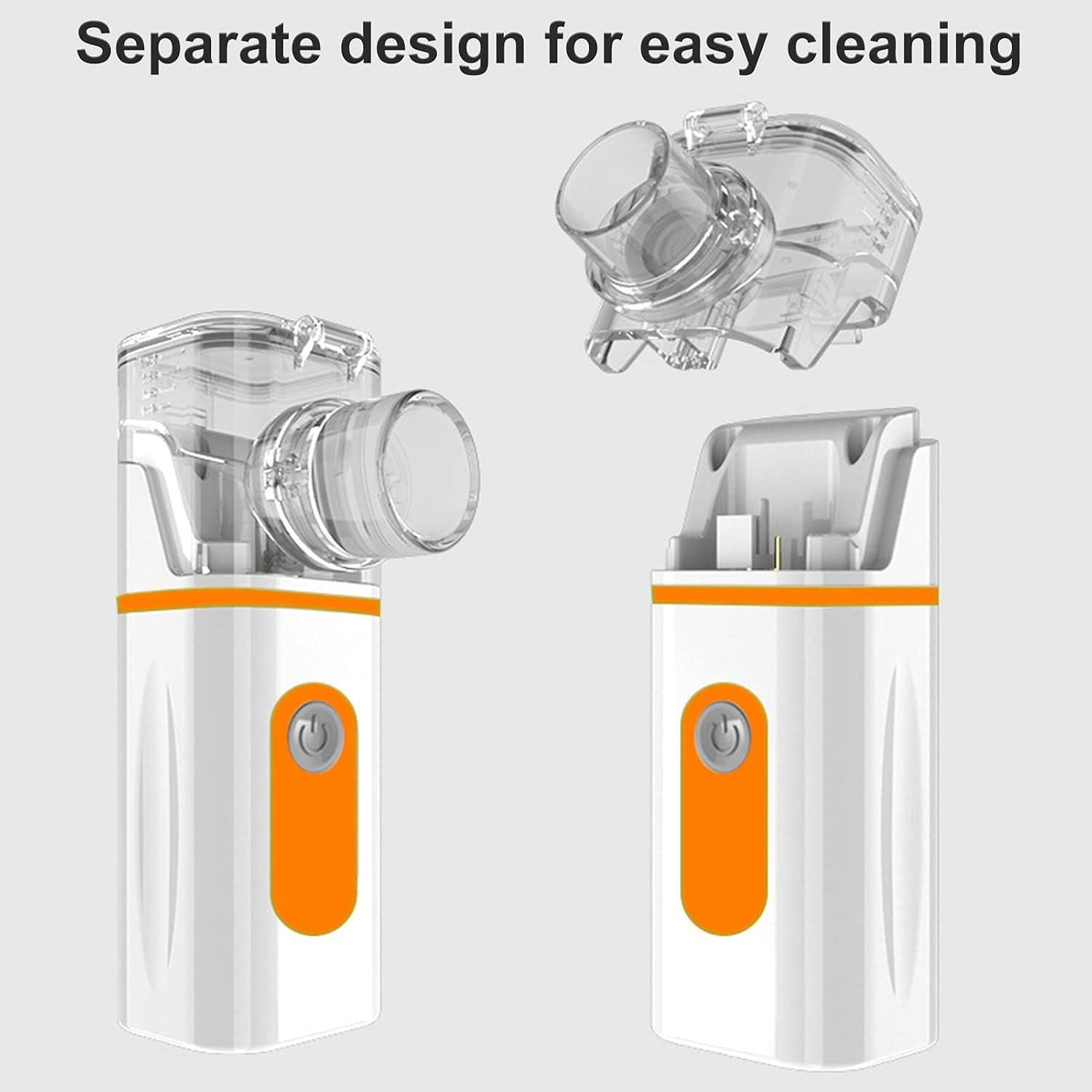 Handheld Nebulizer Atomizer Steam Inhaler Mesh Nebulizer Household Portable Atomizing Sprayer Electric USB Nebulizer Machine for Children and Adults ALKOY image number 4