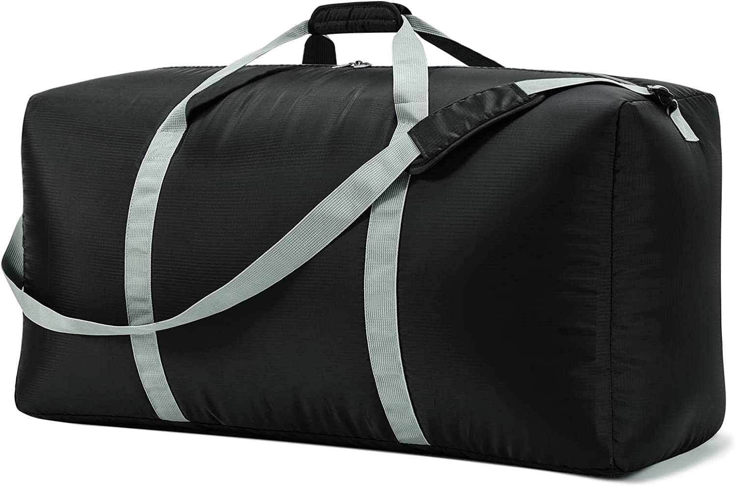 Extra Large Duffel Bag, 32.5 Inch Travel Duffel Bag Lightweight Luggage Bag for Outdoor, Travel, Sport, Black, 100L