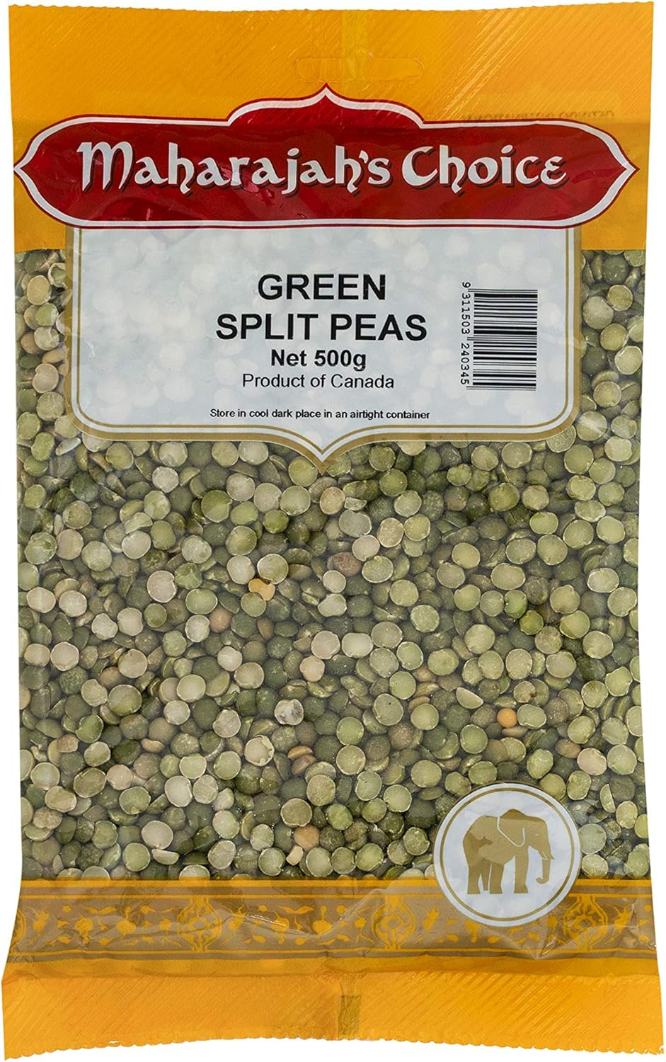 Maharajah'S Choice Green Split Peas, 1 Kg image number 1