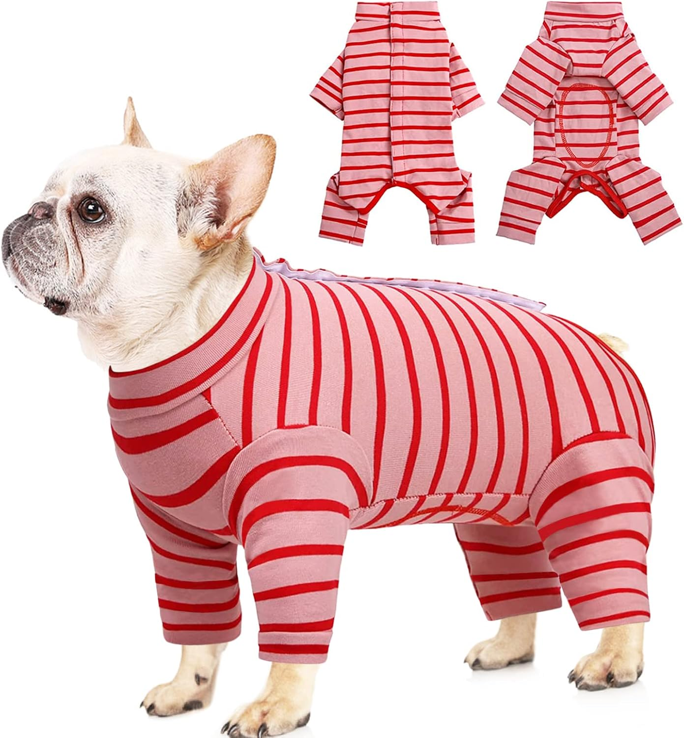 Dolahovy Dog Recovery Suit, Pet Surgery Suit, Puppy Recovery Suit, Dog Surgical One-Piece for Female, Male, Small, Medium, Dogs, Cats (XL, Yellow)