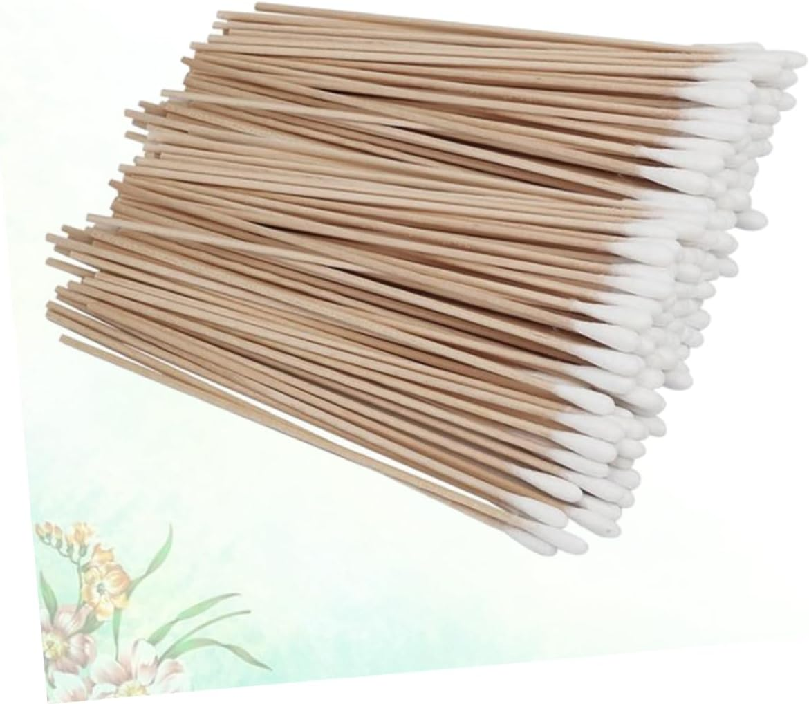 Cotton Swabs for Pets 400 Pack Single Head Wooden Stick Cleaning Swabs for PET Grooming and Hygiene image number 2