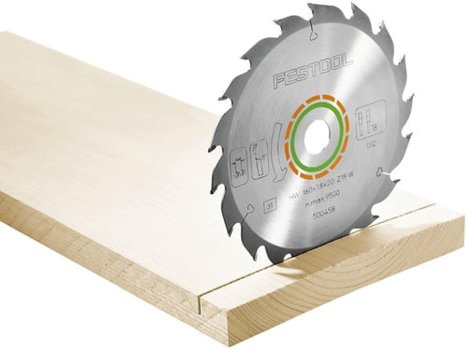 Festool 160X1,8X20 W18 Standard Saw Blade - Metallic image number 1
