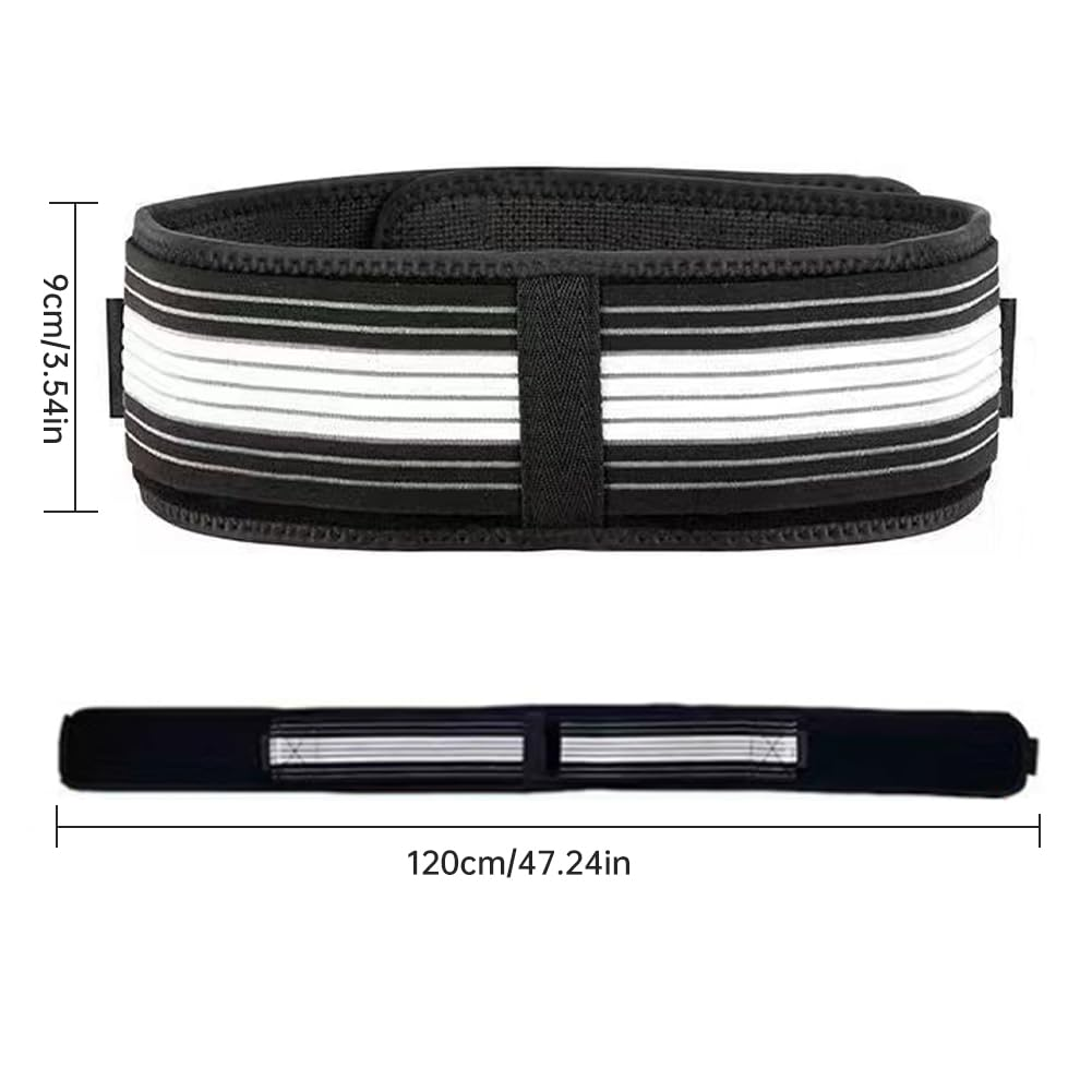 Joint Hip Belt for Lower Back and Sciatica Pain Relief, Adjustable Pelvic Support Brace for Men and Women, Trochanter Stabilizer, Lumbar Hip Support Belt for Bursitis, Sacroiliac, Pregnancy image number 5