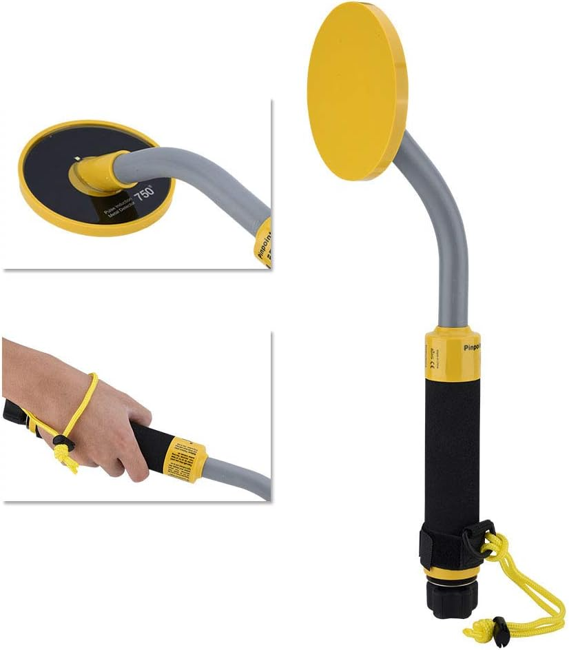Handheld Metal Treasure Detector, PI750 Underground Metal Treasure Finder Exploration Tool, Waterproof Outdoor Search Coil Metal Detector for Gold Silver Copper image number 2