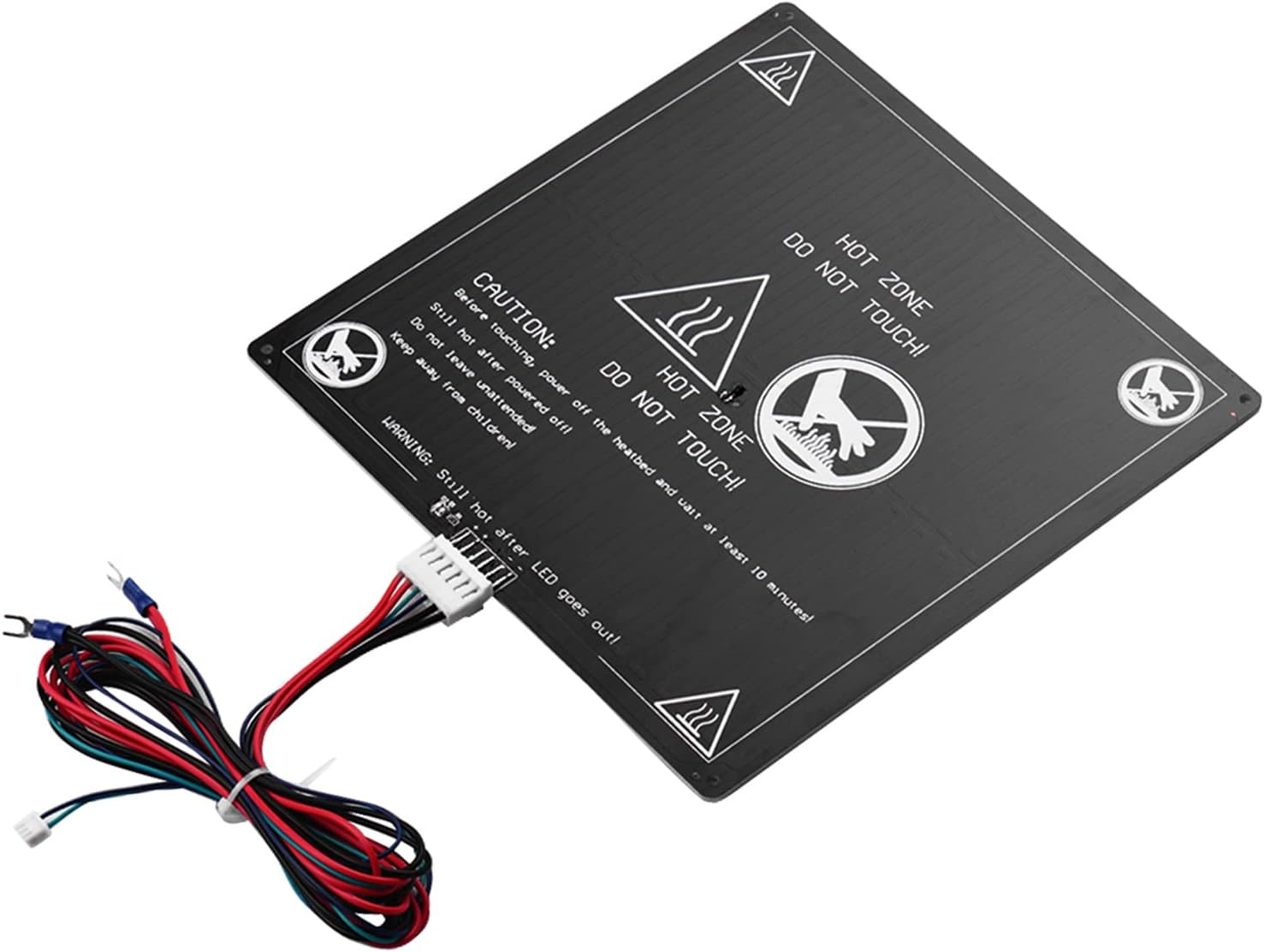 RAYWE Aluminum Heated Bed 12V Hotbed 220 * 220 * 3Mm with Wire Cable Heatbed Platform Kit for Anet A8 A6 3D Printer Parts image number 3