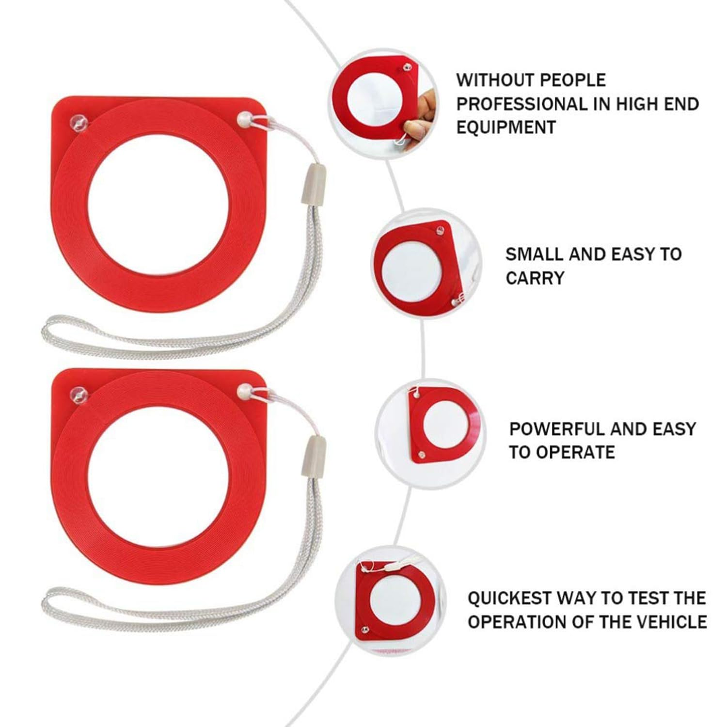 Generic 4Pcs Car Induction Coil Detector Auto Chip Coil Detection Tool ECU Induction Tester Tool for Cars Automotive and Vehicle image number 5