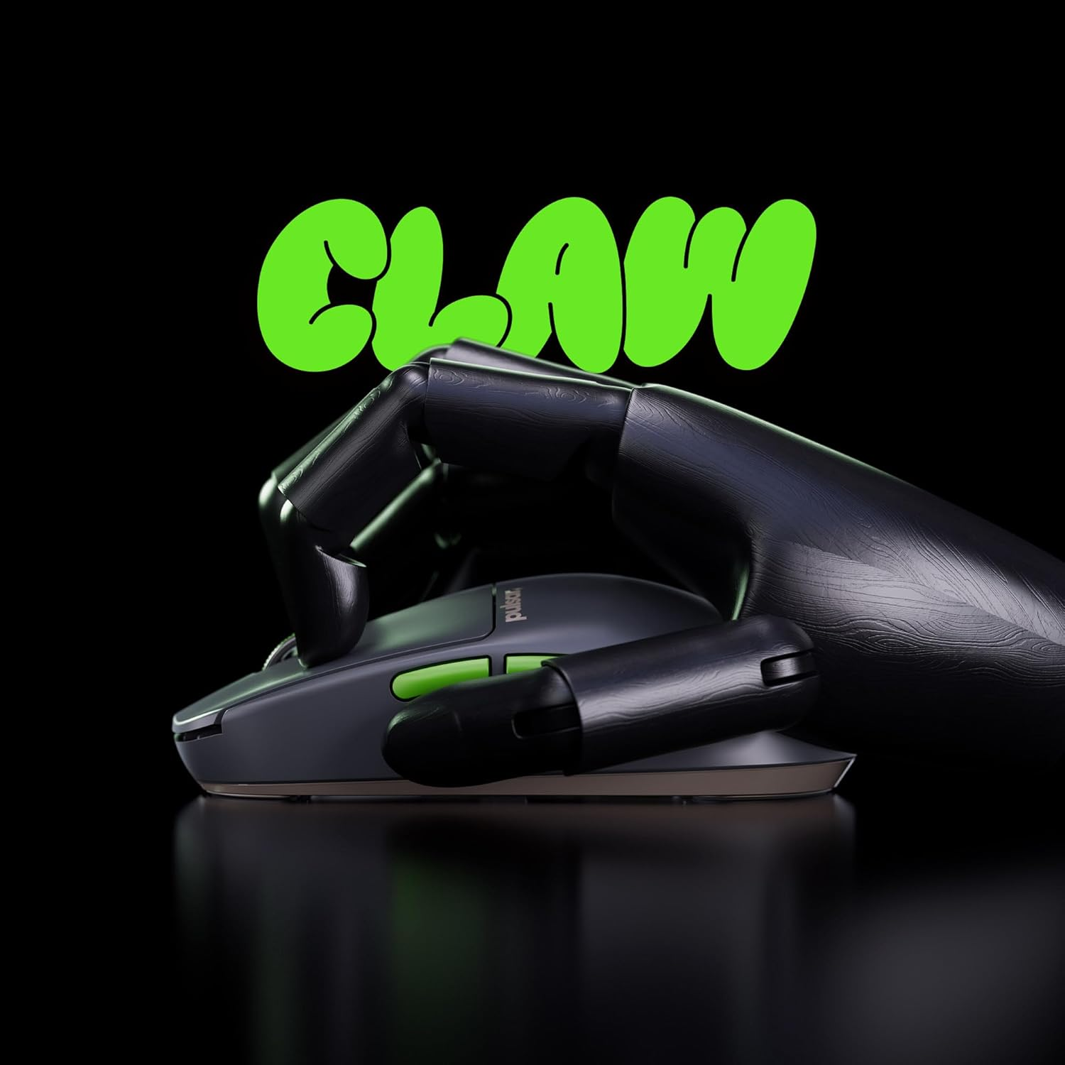 Pulsar Gaming Gears X2 Crazylight Mini Wireless Gaming Mouse Ultra Lightweight 35G 1Ms 32000 DPI Optical Swhich XS-1 Flagship Sensor - Green image number 4