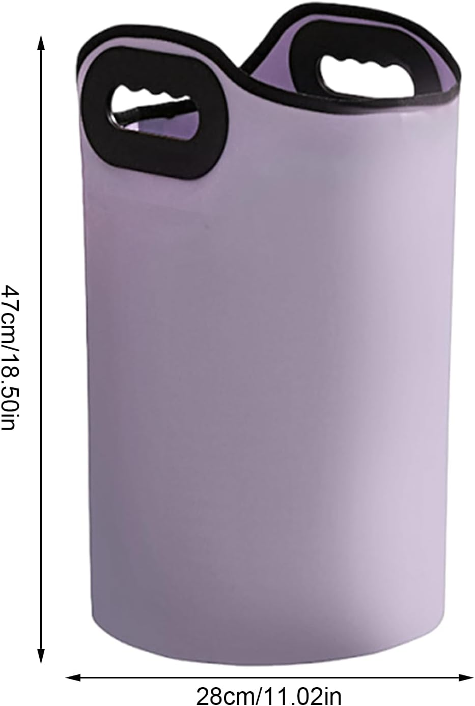 Foot Bath - 23L Foldable Waterproof Spa Bucket - Foldable Foot Bath with Drainage Holes,For Travel Home Care Circulation Cleaning Shower Camping - Dark Purple image number 6