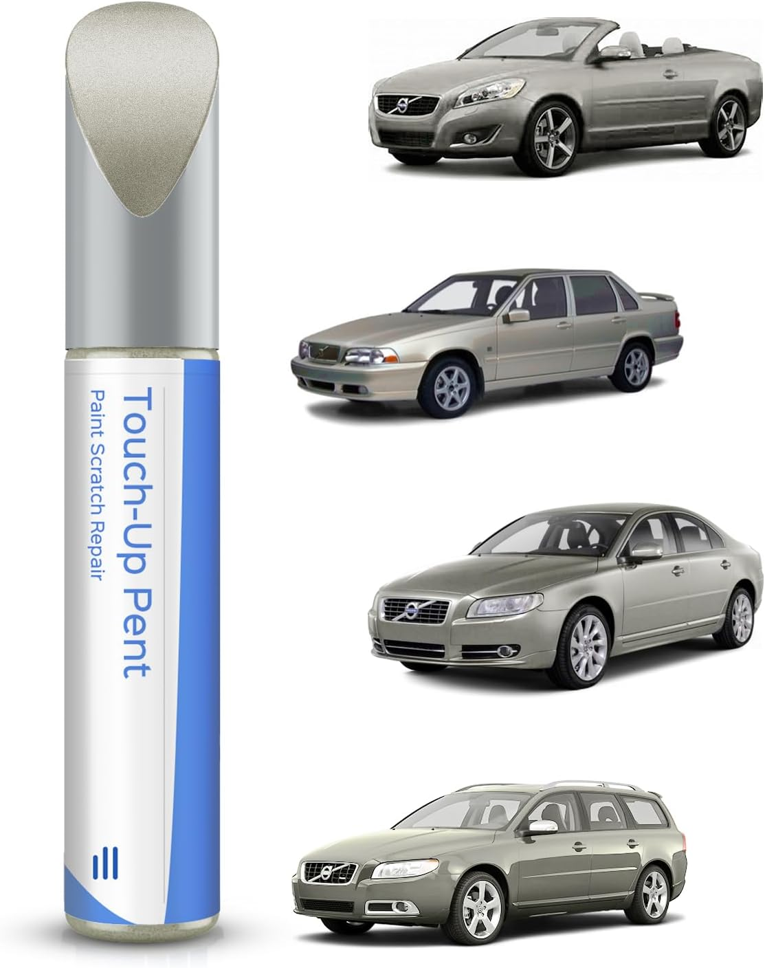 443 Moondust Metallic Touch up Paint Compatible with Volvo C70/S70/S80/V70 Exact Match for Chips and Scratches image number 3