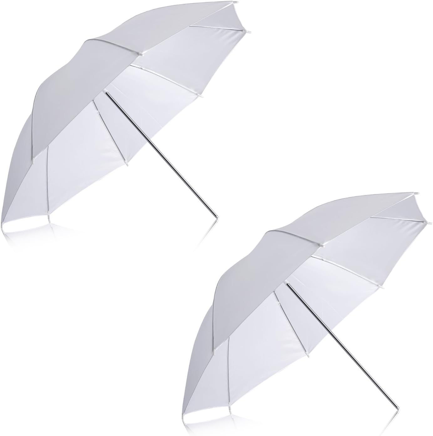 Neewer&reg; 2 Pack 33"/84Cm White Translucent Soft Umbrella for Photo and Video Studio Shooting image number 4