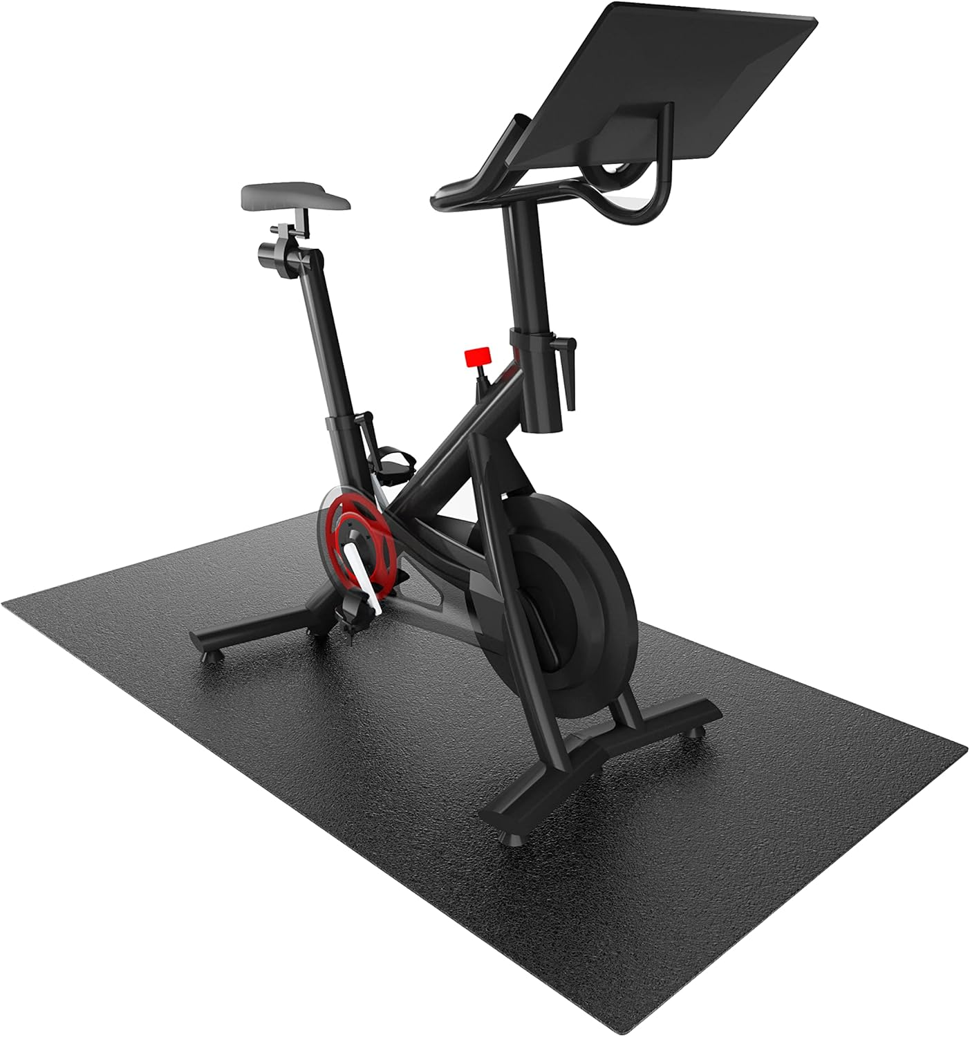 Cycleclub Bike Mat Compatible with Peloton Bike & Treadmill, 4/6Mm Thick, under Exercise Bike Trainer Mat Pad for Stationary Indoor Spin Bike,Hardwood Floor Carpet, Compatible with Wahoo Kick image number 2