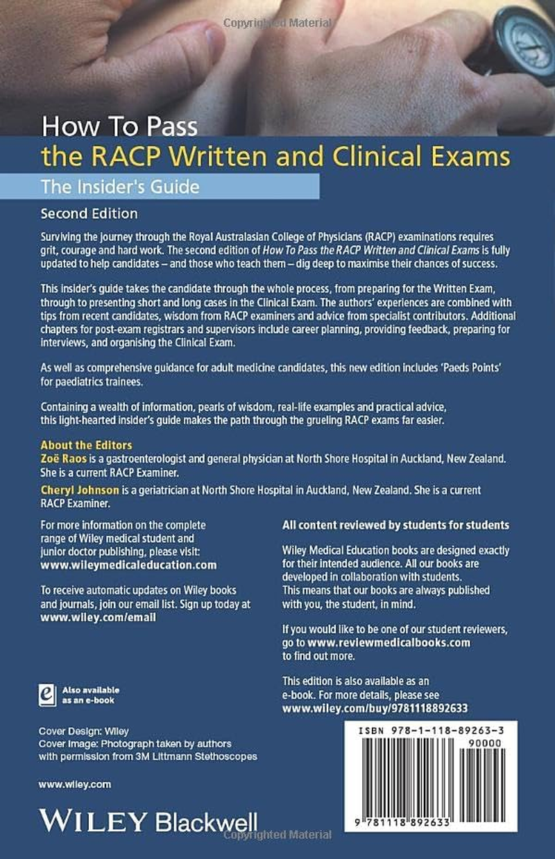 How to Pass the RACP Written and Clinical Exams: the Insider'S Guide