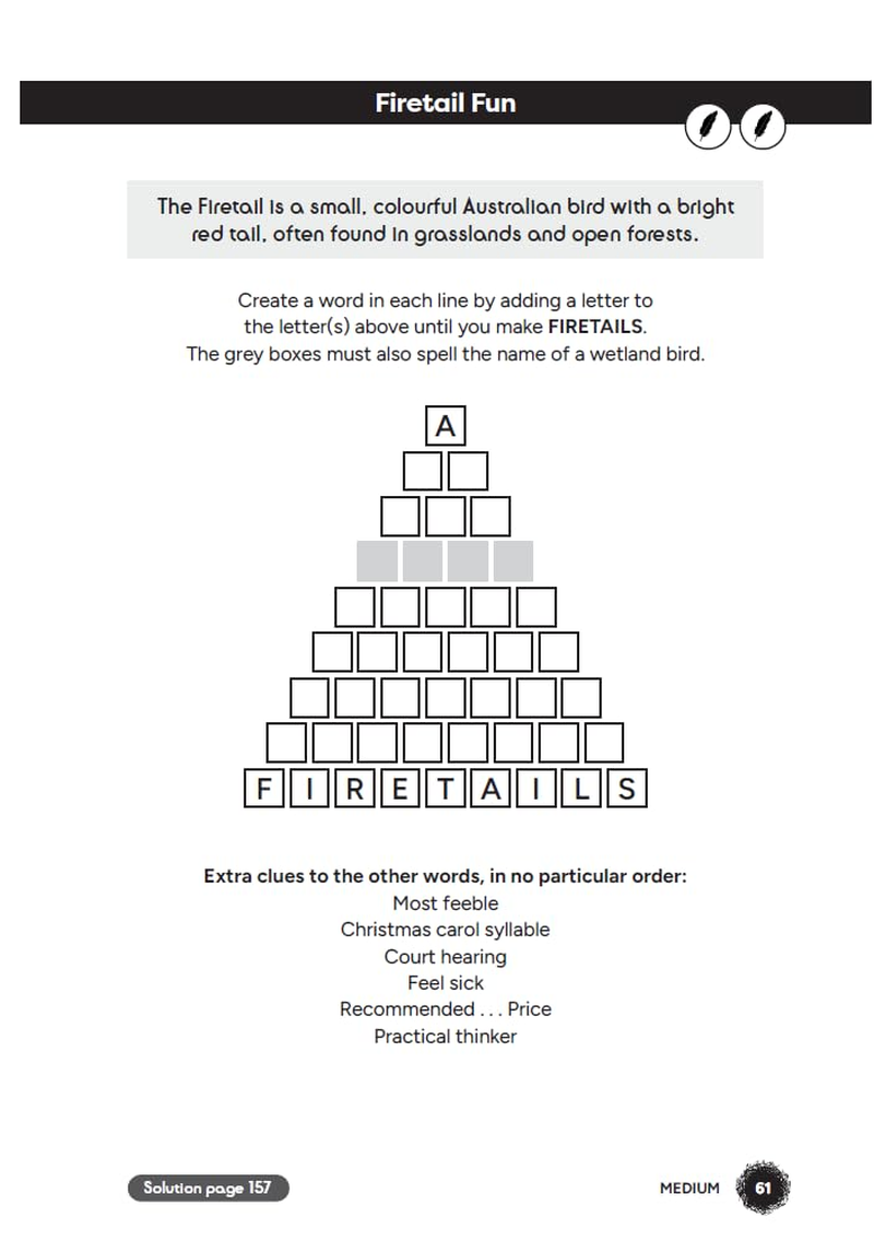 Birdle: Fun Word Games about Australian Birds from the Puzzler behind Minute Cryptic image number 3