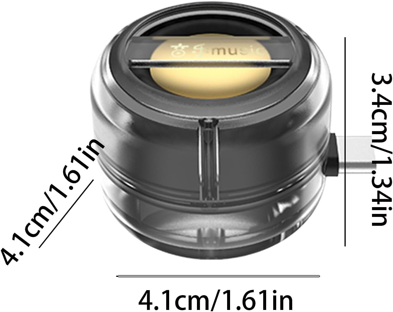 Small Speaker - Compact Sound Enhancer | Mobile Phone Audio Amplifier Plug-And-Play, Portable Music Player for Cycling Camping image number 5