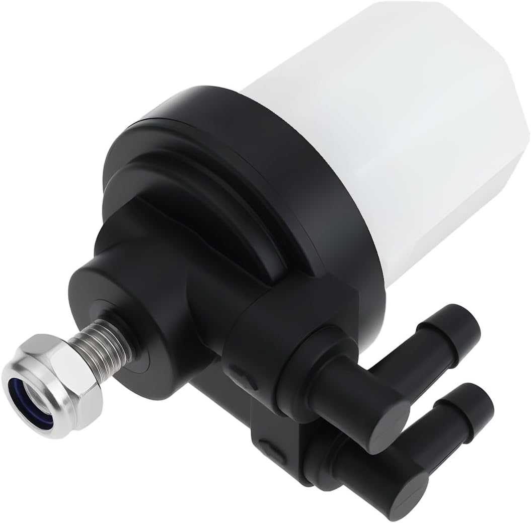 Emagtech 1Set Fuel Filter with Nut 35-8M0088825 Compatible with Mercury Mariner Tohatsu 25HP 30HP EFI Outboard Motors image number 5