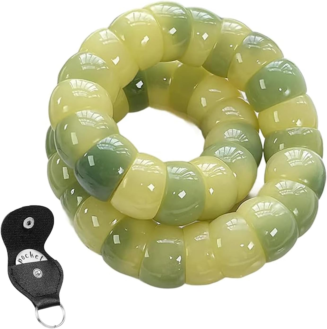 Natural Bodhi Beads Bracelet for Anxiety Relief, Bodhi Seeds Beaded Bracelets, Protection Healing Anti-Anxiety Stress Reduction Jewelry