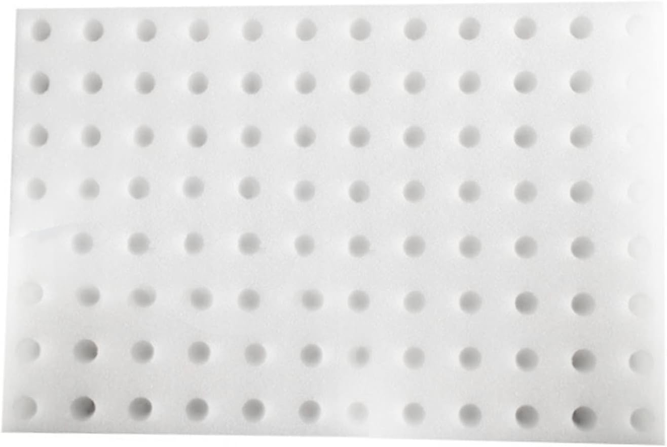 LJCM Hydroponic Sponge, Soilless Cultivation Seedling Sponges, White, 30X20X2.5Cm, 96Pcs Blocks image number 4