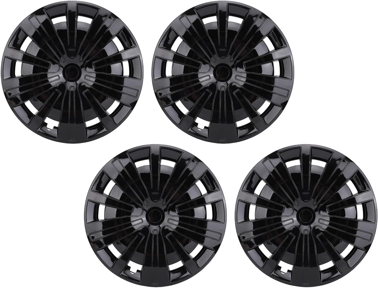 16 Inch Hub ABS Wheel Covers for R16 Rims - Fit for Suvs, Trucks & Cars, Stylish & Design - Black image number 6