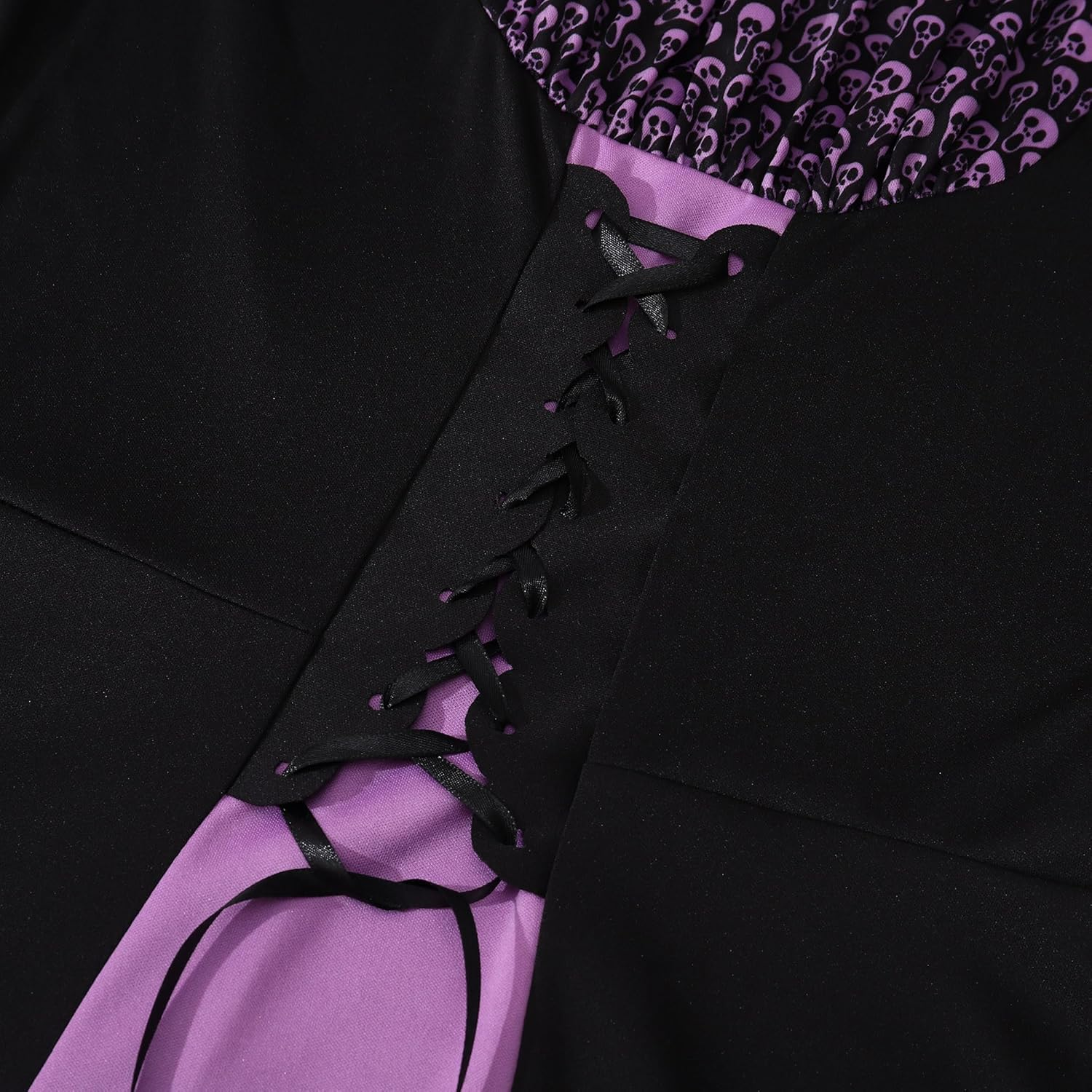 Witch Costume Outfit for Women Halloween Adult Witch Dress with Witch Hat image number 6