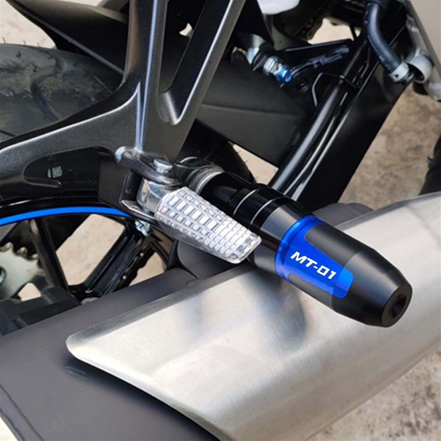 Motorbike Frame Sliders for Y┐AMAHA MT-01 MT01 MT 01 2004 2005 2006 2007 2008 2009 CNC Accessories Exhaust Frame Sliders Crash Pads Falling Protector (Color : Orange, Size : B) image number 2