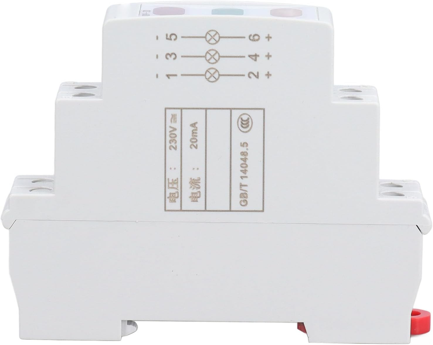 DIN Rail Indicator Light, Compact Red Yellow Green LED Indicator Lamp with Energy Efficient, Easy Installation, LED Indicator Light image number 3