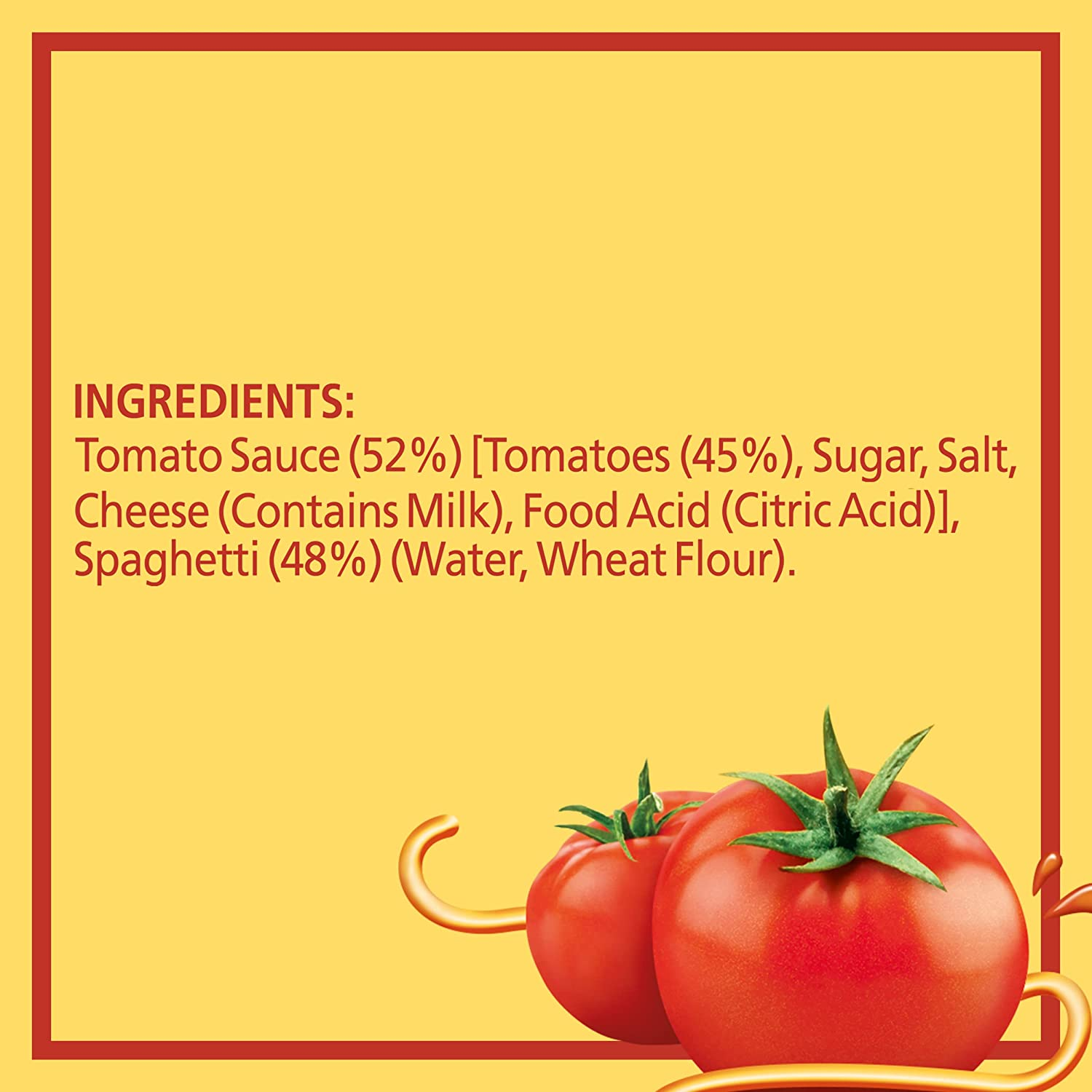 Heinz Spaghetti the One for One Multipack Canned Pasta in Tomato Sauce Ready to Eat Family Multipack Tinned Spaghetti in Tomato Sauce 220G (Pack of 3) image number 3