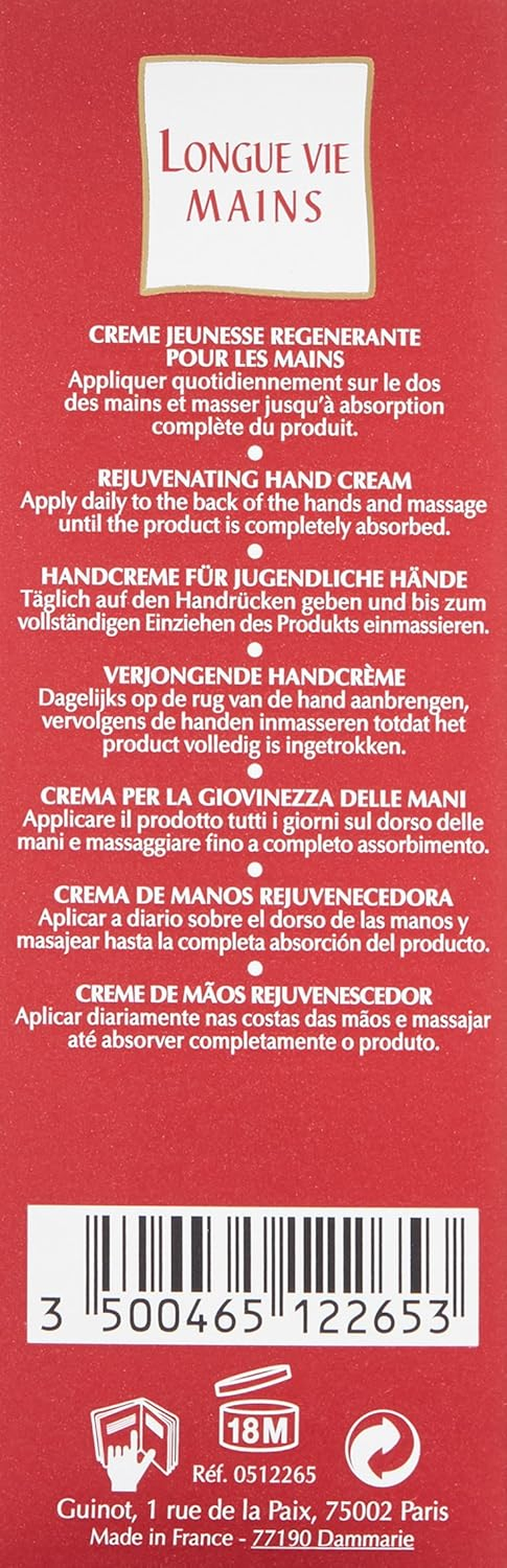 Guinot Multi-Action Vital Hand Care 75Ml/2.5Oz image number 5