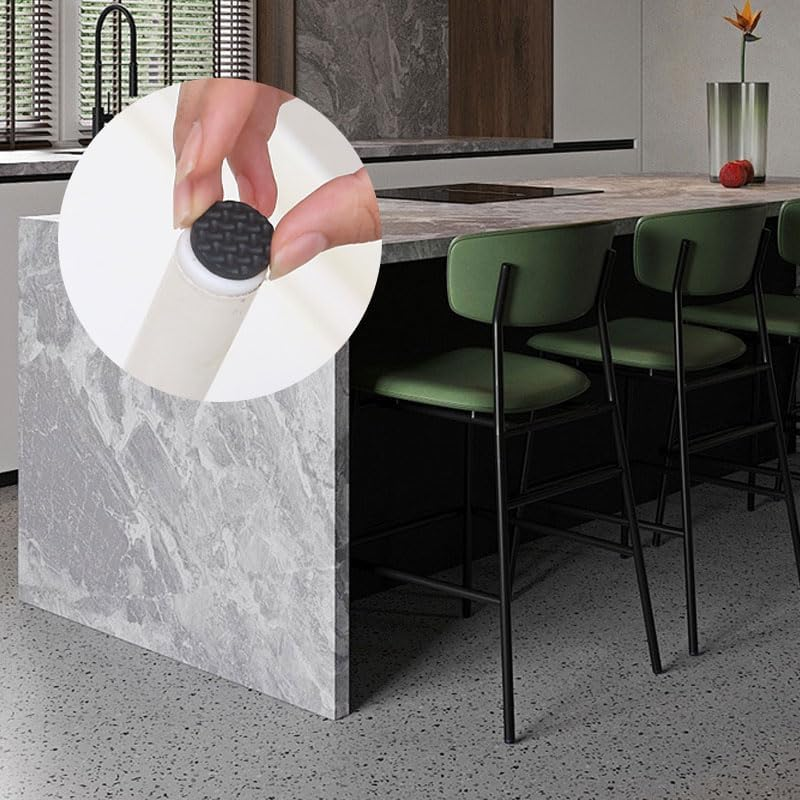 Silicone Furniture Pads,16Pcs 20MM Black Chair Leg Pads Floor Protectors, Rubber Feet for Furniture Feet, Protect Your Wood Floor anti Scratch Floor Protectors image number 1