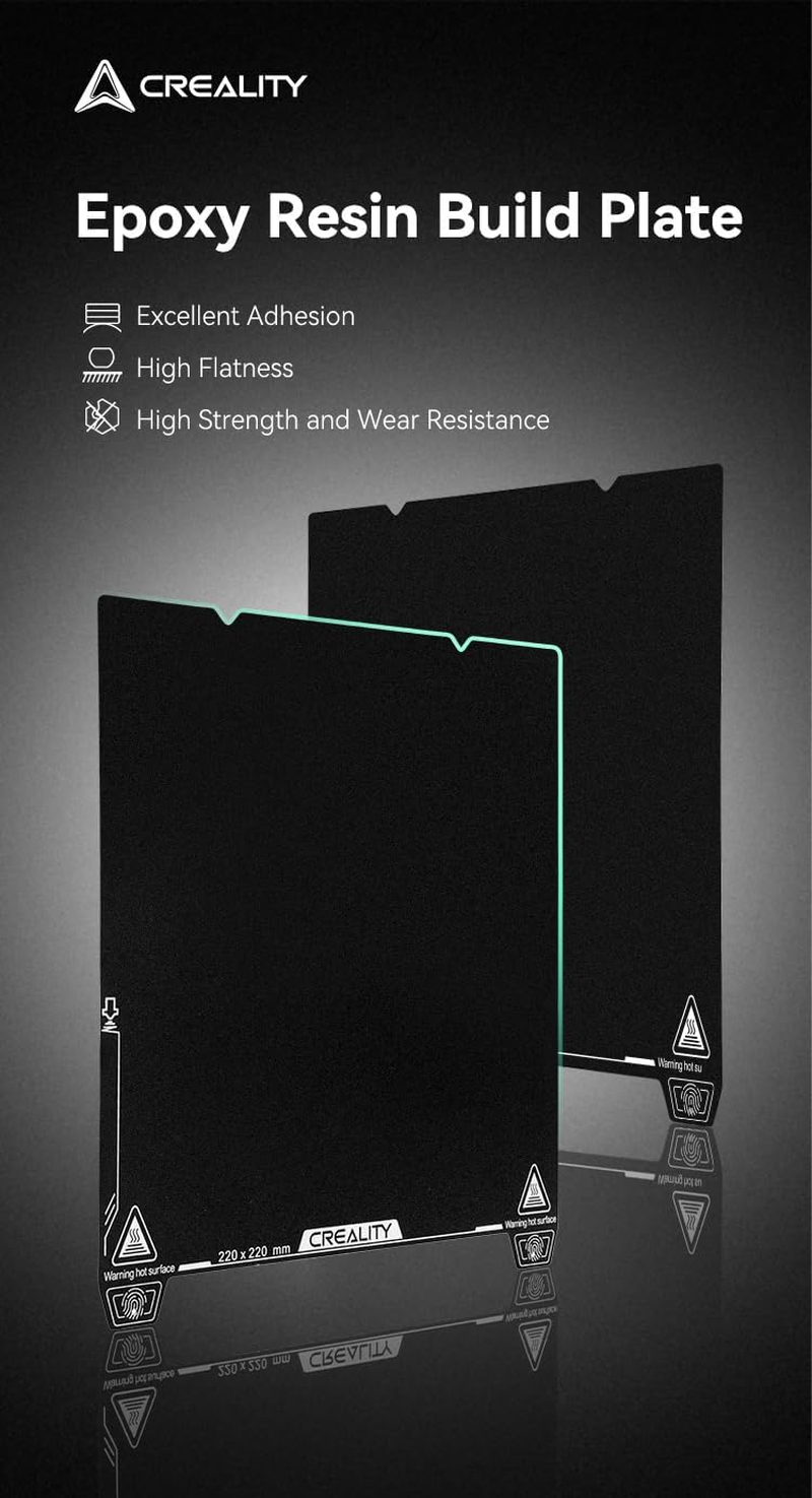 Creality Upgraded Epoxy Resin Printing Platform 235 * 235Mm, Magnetic Flexible Steel Plate, 3D Printer Platform for Ender-3 SE/3 Ke/K1/Ender-3 S1/5 S1/3 S1Pro/3/3 Pro/3S/3V2/Ender-5/5S/5Pro image number 4