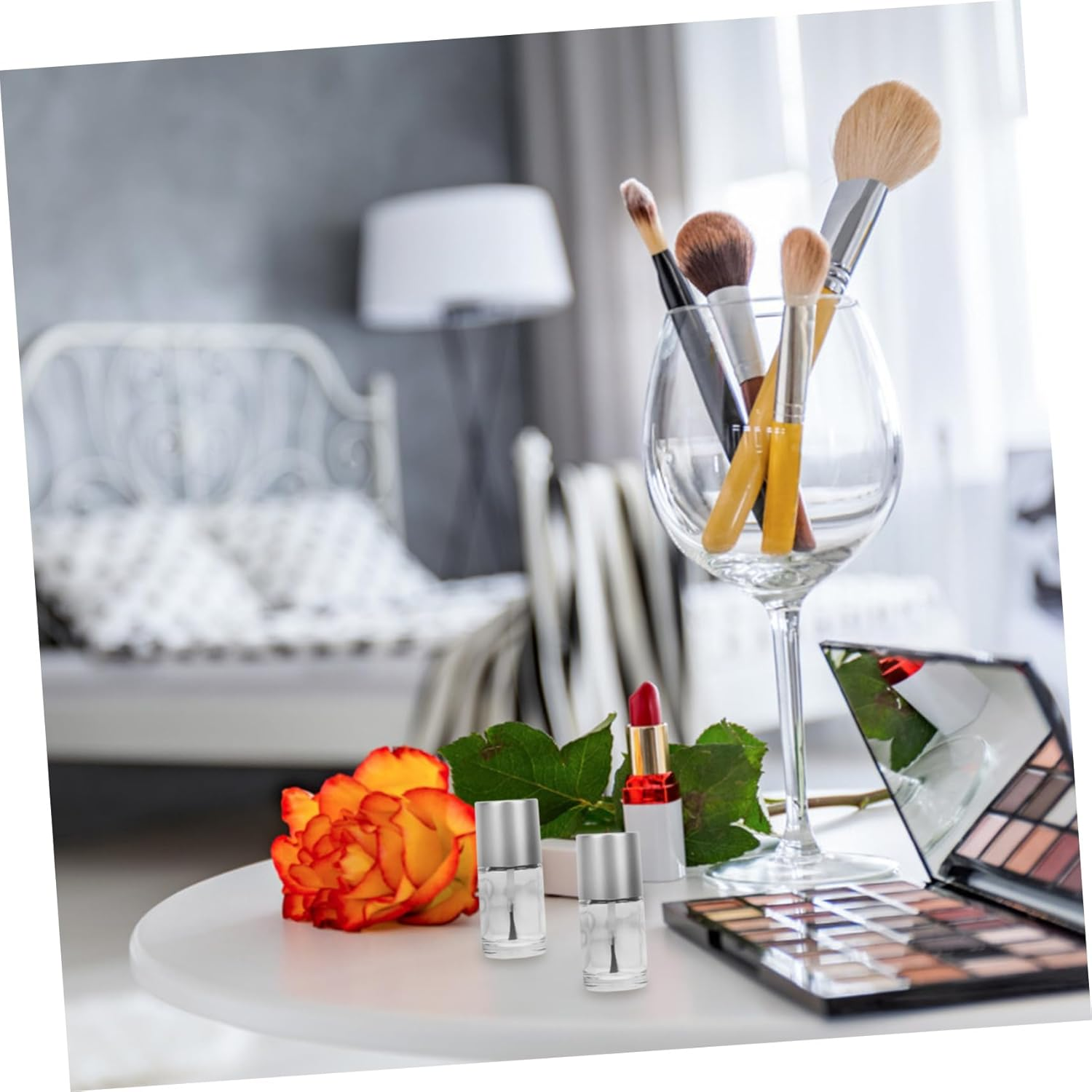 Ipetboom 15Ml Nail Polish Sub Containers Gel Polish Empty Bottles Safe Leakproof Nail Package Glass Containers image number 2