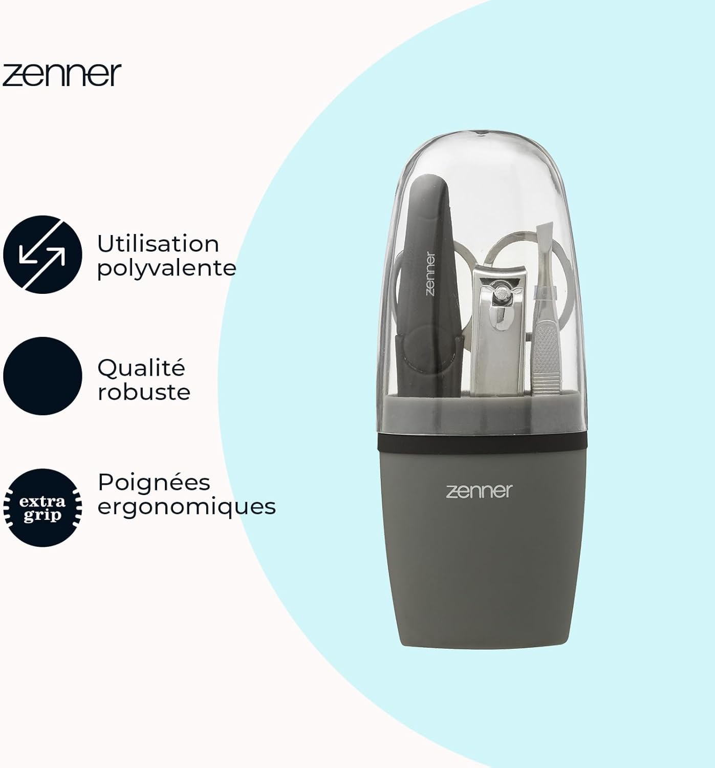 Zenner Manicure Set - Professional Nail Care Kit for Perfect Nails and Natural Beauty image number 2