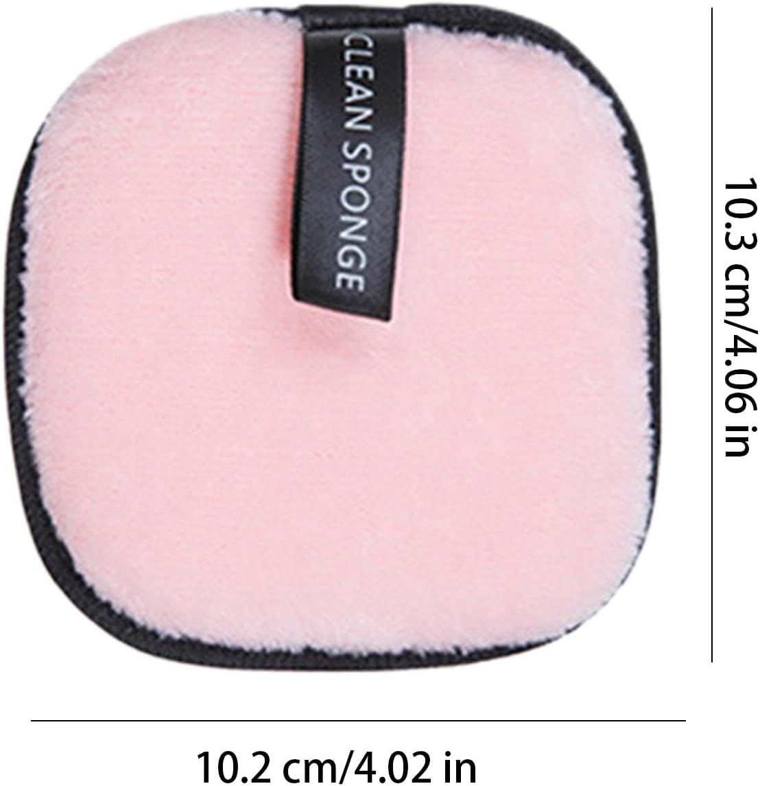 Multi-Purpose Makeup Remover Cloth - 4 Count Reusable Face Pads for Facial Cleansing | Washable Face Pads Rounds | Organic Reusable Makeup Remover Pads for Eyeshadow, Mascara, Lipstick image number 4