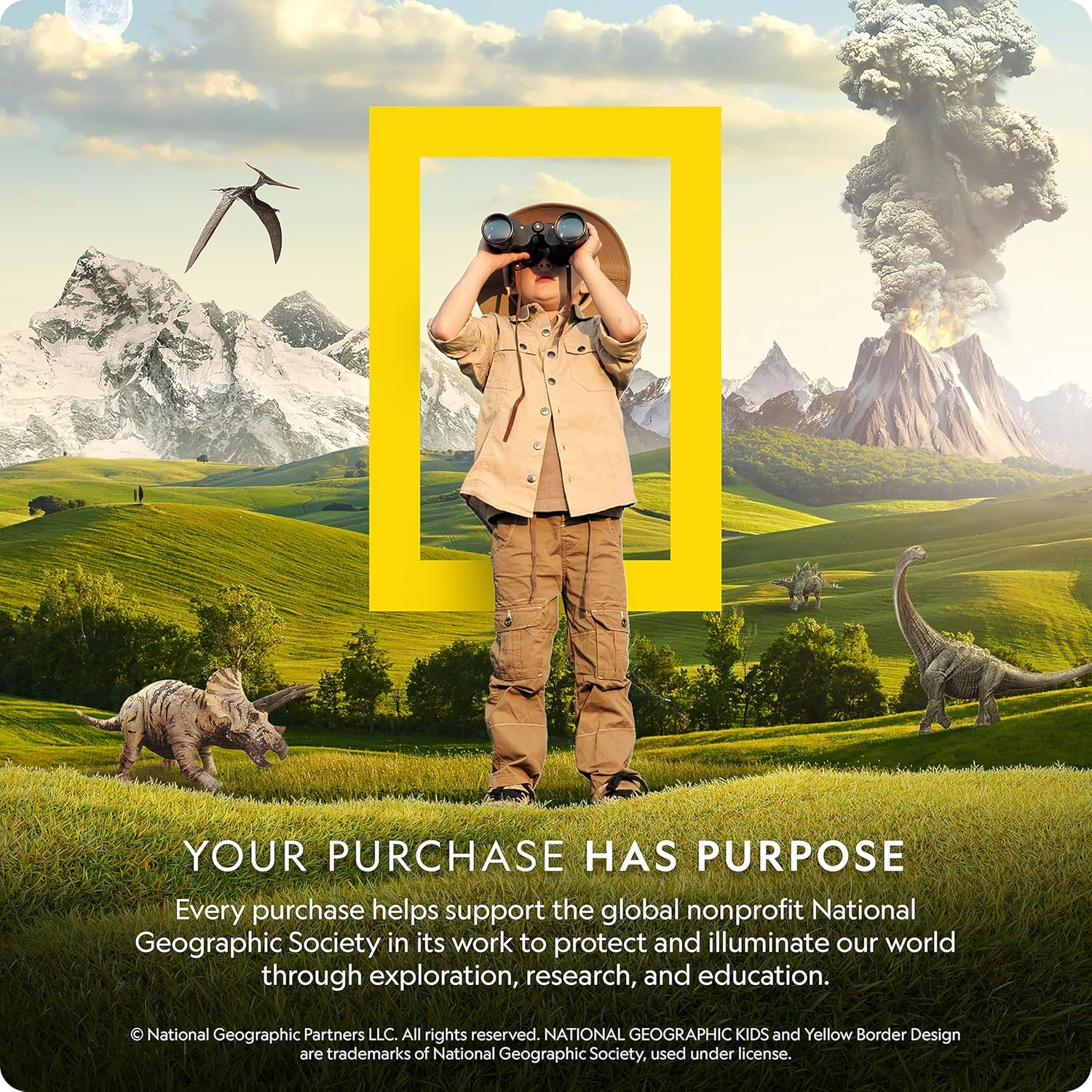 National Geographic Mega Crystal Growing Kit for Kids- Grow 6 Crystals with Light-Up Stand, Science Gifts for Kids 8-12, Crystal Making Experiment, Science Kit for Girls and Boys