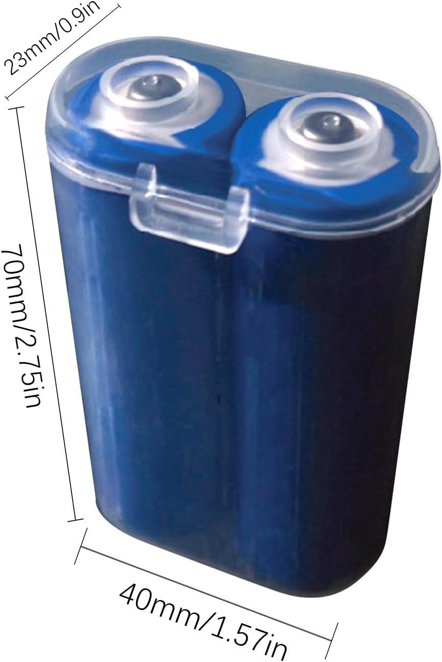 Battery Case - AAA Batteries Container | Storage Box | Hard Cases | Electronic Component Boxes | Portable Organizer Holder Box Holder with Lid for Easy Access
