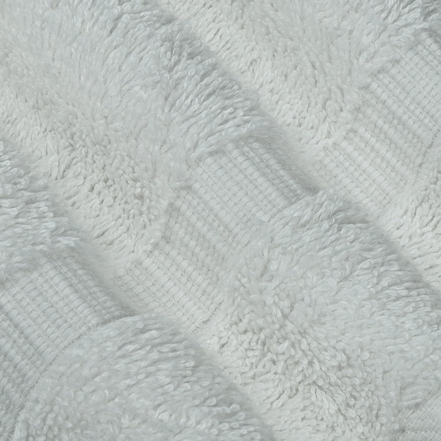 Luxury Hotel & Spa Bath Towel 100% Genuine Turkish Cotton, Set of 4, White image number 6