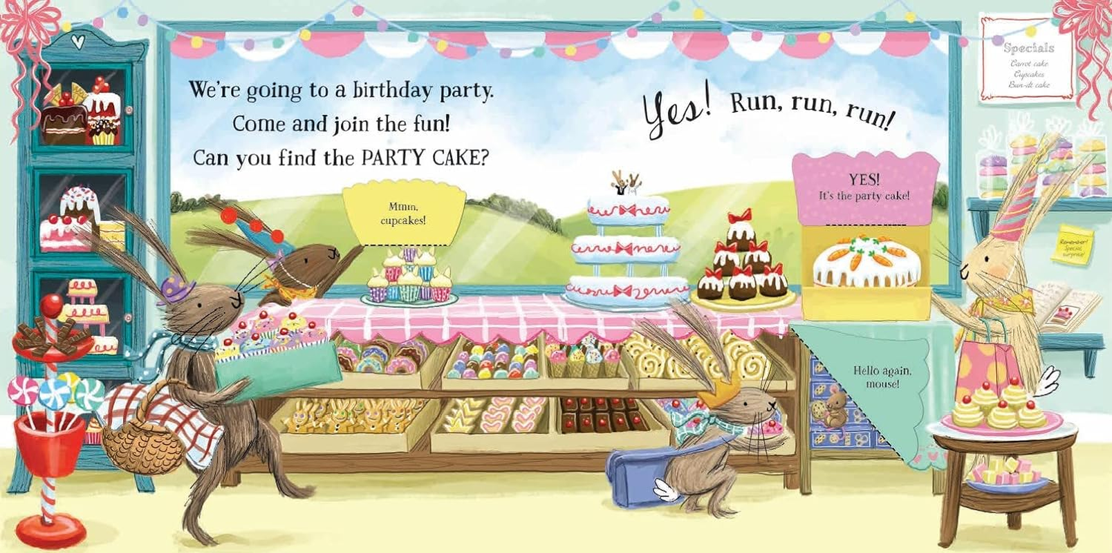 We'Re Going to a Birthday Party: a Lift-The-Flap Adventure image number 3