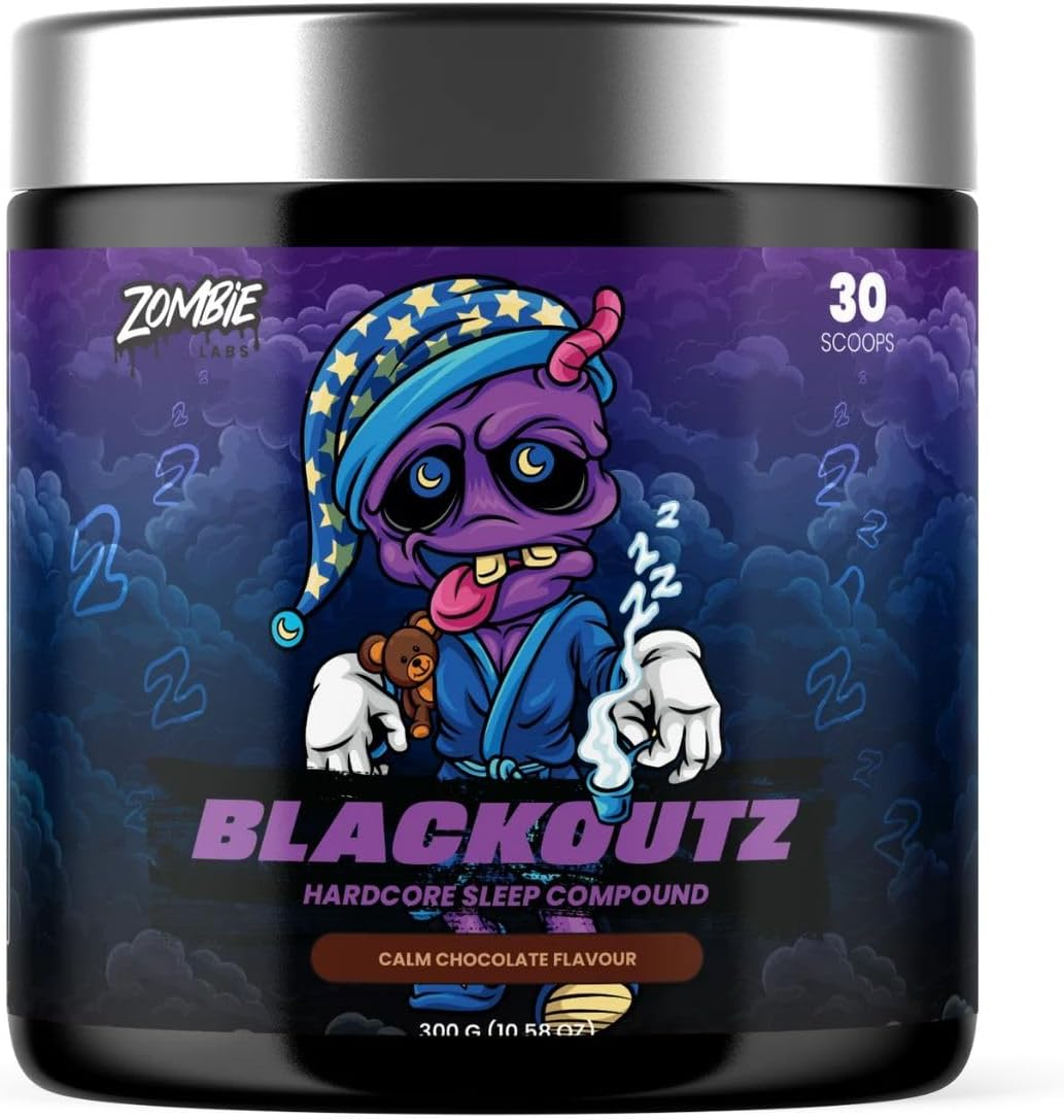 Zombie Labs Blackoutz Calm Chocolate Flavour 300G Hardcore Sleep Compound image number 3