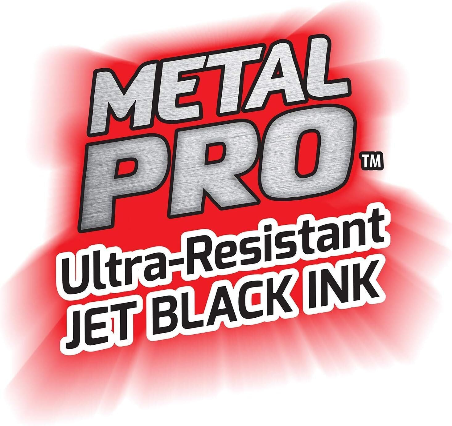 BIC Intensity Permanent Metal Pro Marker - Pack of 2 Markers &ndash; Chisel Tip, Fade and Water Resistant, Quick Dry Ink for Any Surface - Black, PMITP21 image number 5