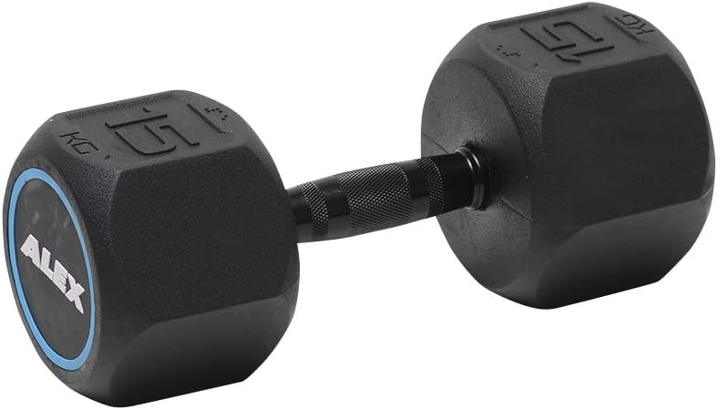 ALEX Rubber HEX Dumbbell image number 2