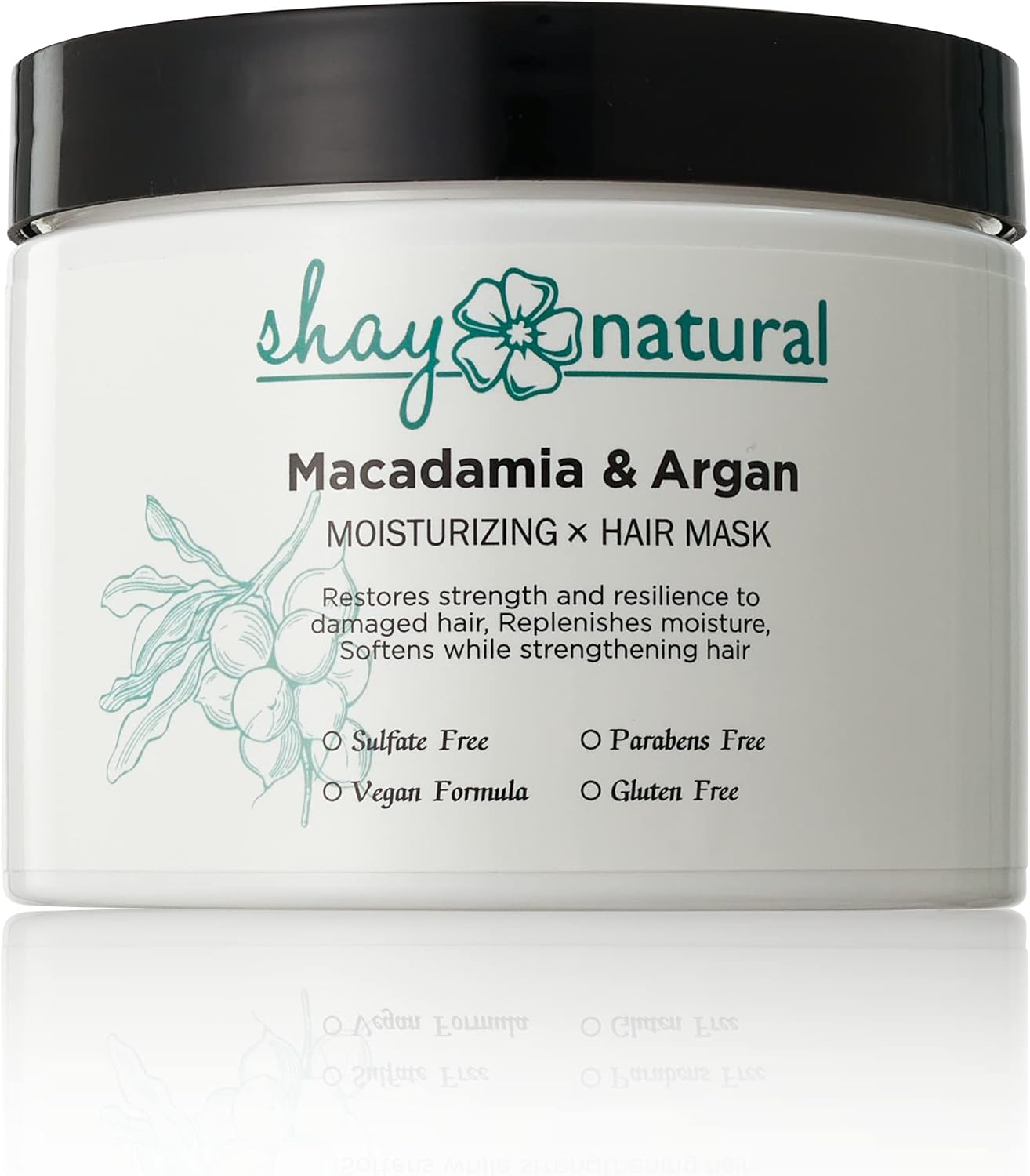 Macadamia & Argan Moisturizing Hair Mask image number 4