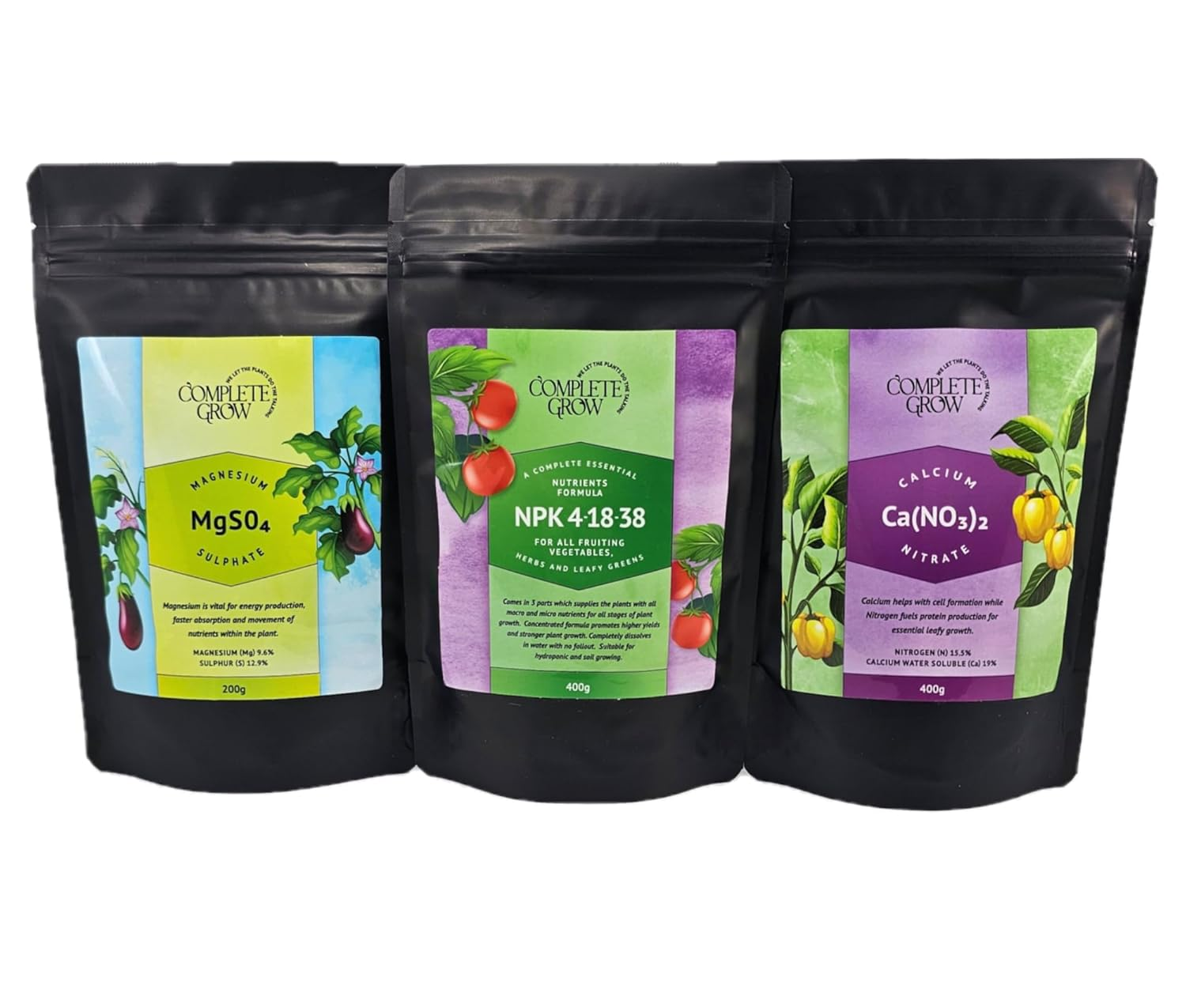 4-18-38 1Kg Hydroponic Fertiliser + Calcium & Magnesium Combo Kit image number 2