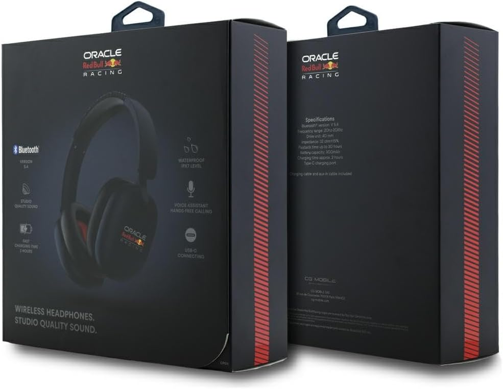 CG Mobile Red Bull Bluetooth Earphones Printed Logo Dark Blue image number 2