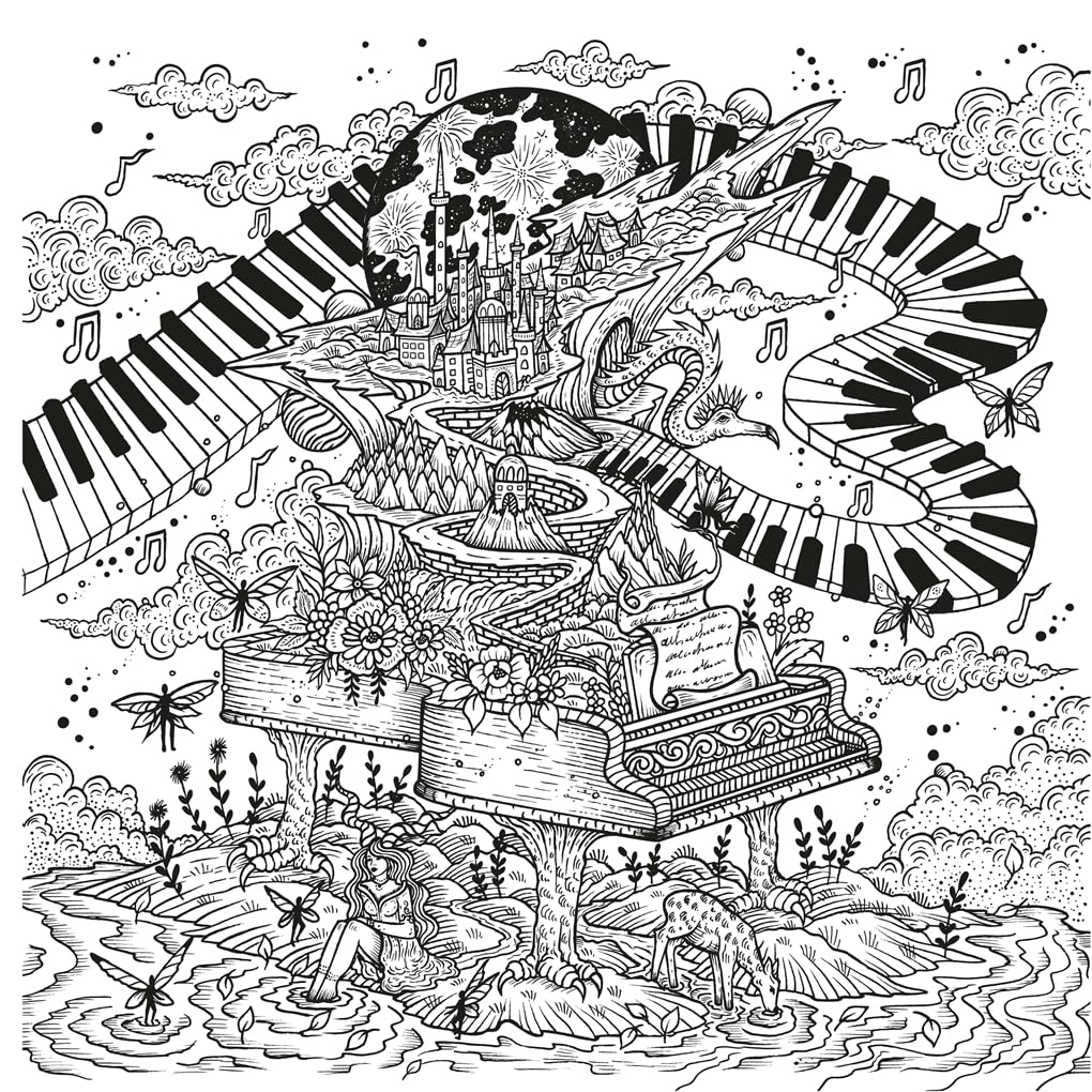 Dream Voyage: a Fantasy Colouring Journey image number 1