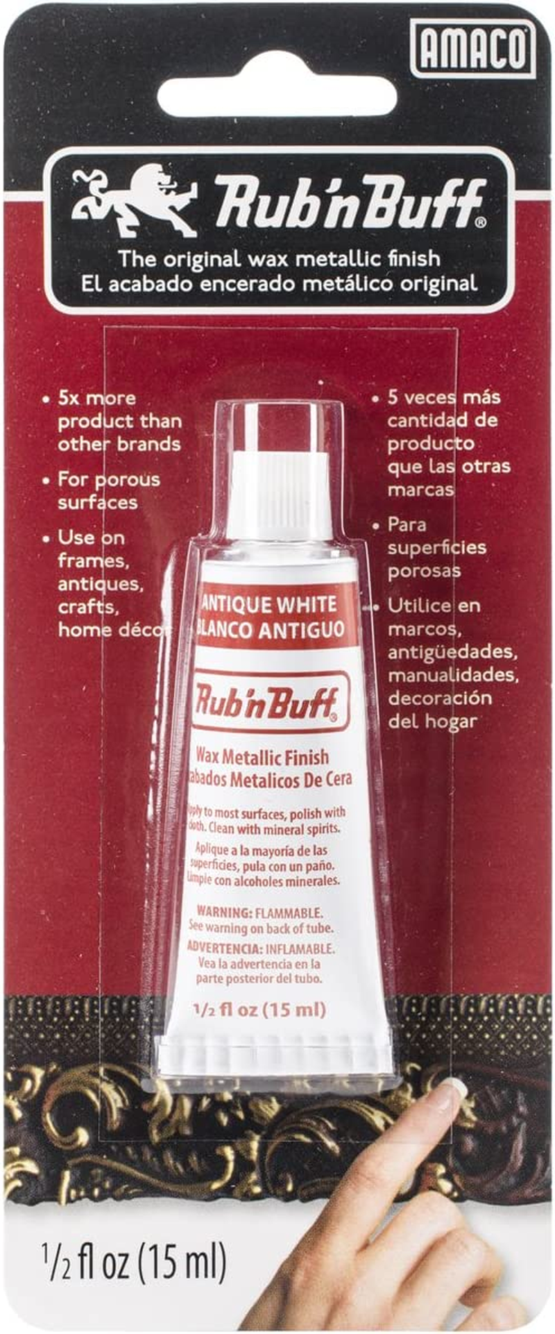 Amaco Rub'N'Buff Spanish Copper Metallic Wax