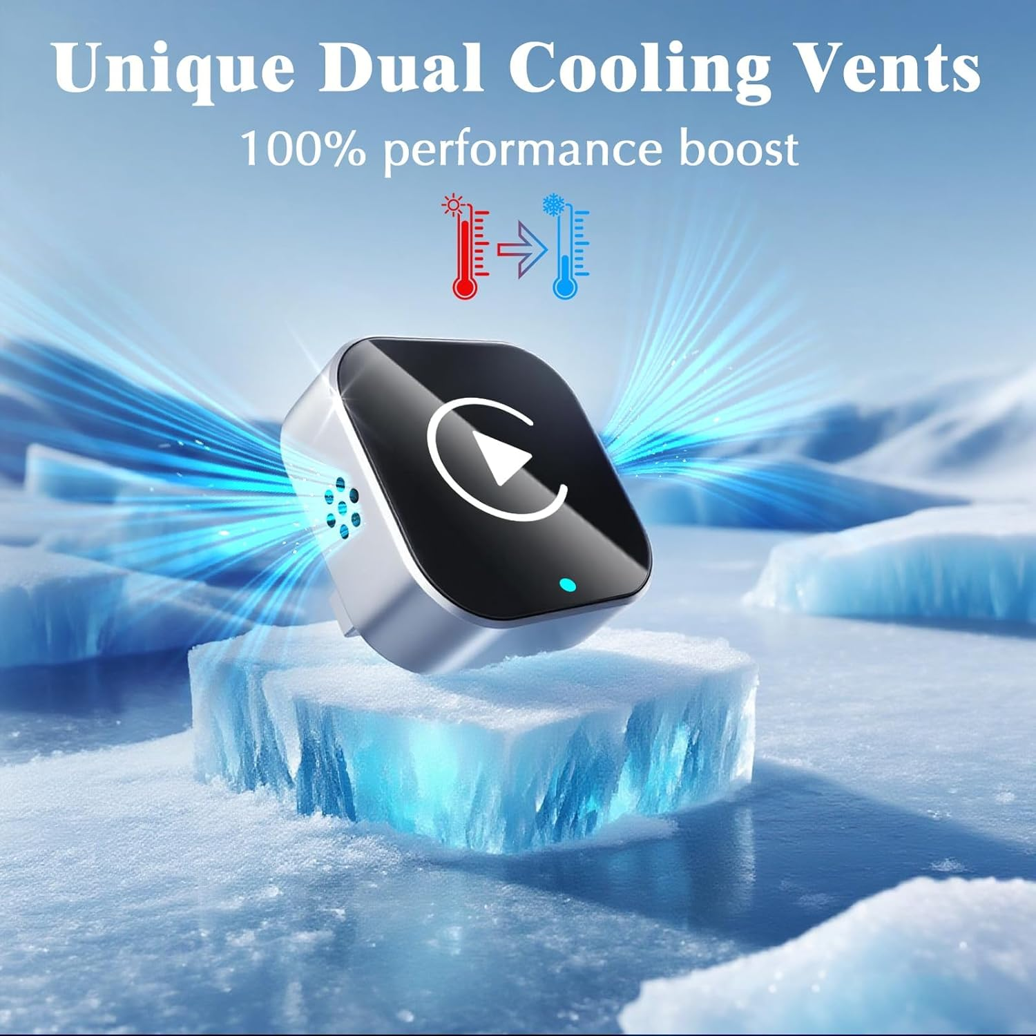 Wireless Carplay Adapter for Iphone, 2025 Upgrade Convert Wired to Wireless Car Play Dongle, Mini Size USB Design for Apple Carplay Adapter, Usb-A/Type-C, No Delay, Plug and Play & Stable Control image number 2