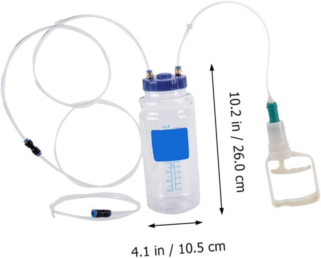 SOLUSTRE Manual Oil Change Pump Vacuum Fluid Extractor Car Repair Tool Mechanics Oil Suction Pump for Engine Maintenance Automotive Garage Equipment image number 4